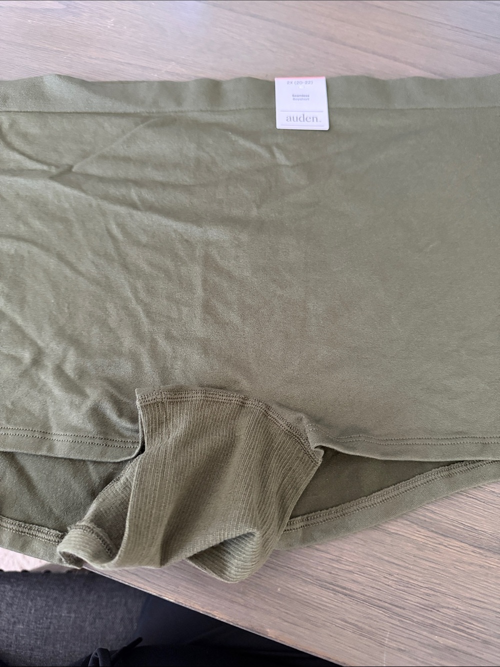 Auden Olive Seamless Boyshort panty